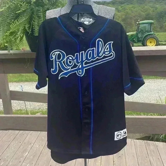 Majestic royals vintage, baseball shirt. Men’s large or extra large. Dejesus #9 - Picture 1 of 7